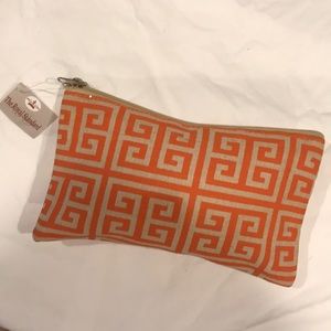 The Royal Standard geometric juco cosmetic bag NWT